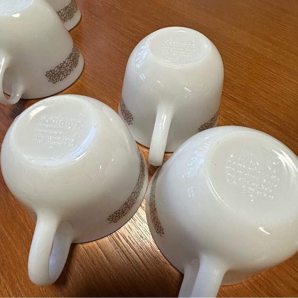 EVC - PYREX/CORNING - Woodland Brown - set of 6 - 8oz mugs - Picture 9 of 11